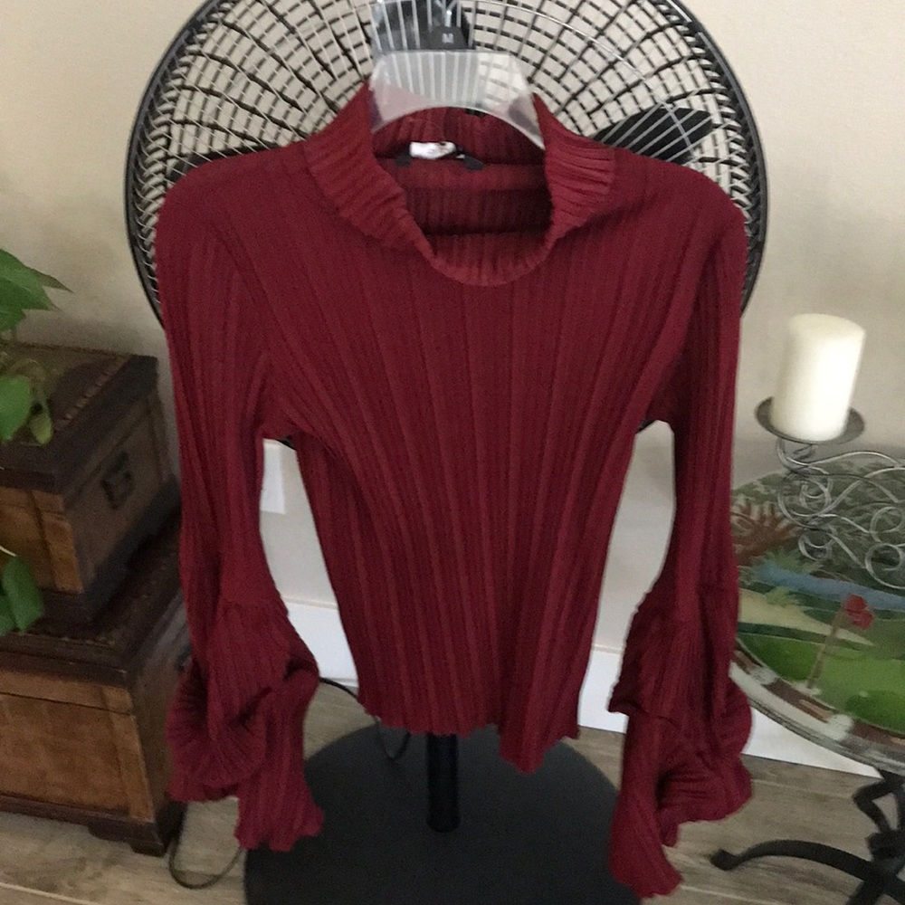 Burgundy Designer top